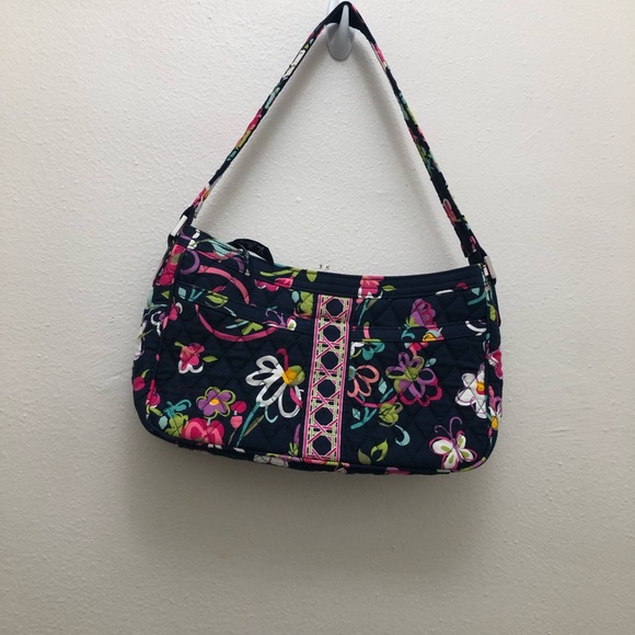 Vera Bradley Small Shoulder Purse Top Zipper Closure - Picture 2 of 11
